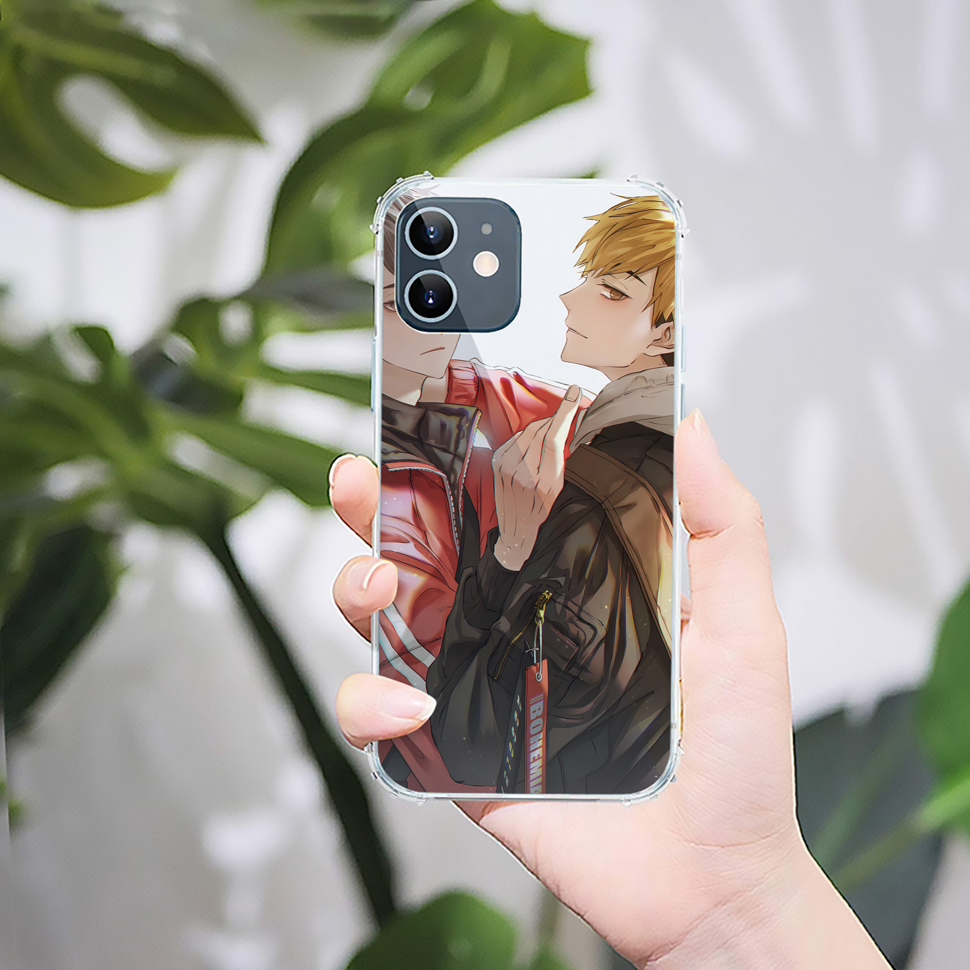 （画像用） ハイキュー!! Haikyu!! 【iPhone 12シリーズ対応】透明スマホケース（クリアソフトケース）
